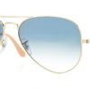 Ray-ban 3025 GOLD colore 001/3F lenti crystal gradient light blue